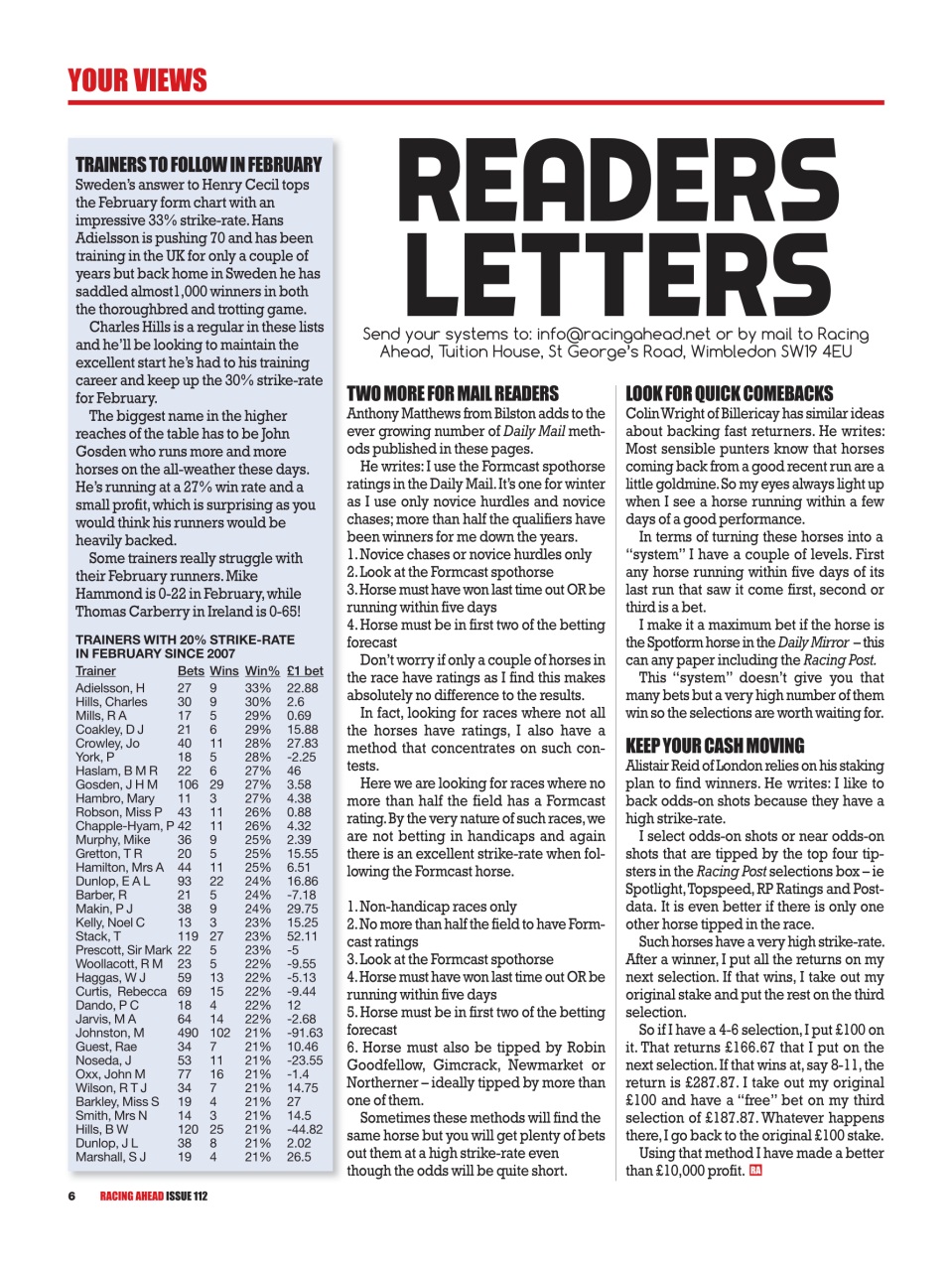 Racing Ahead Preview Pages