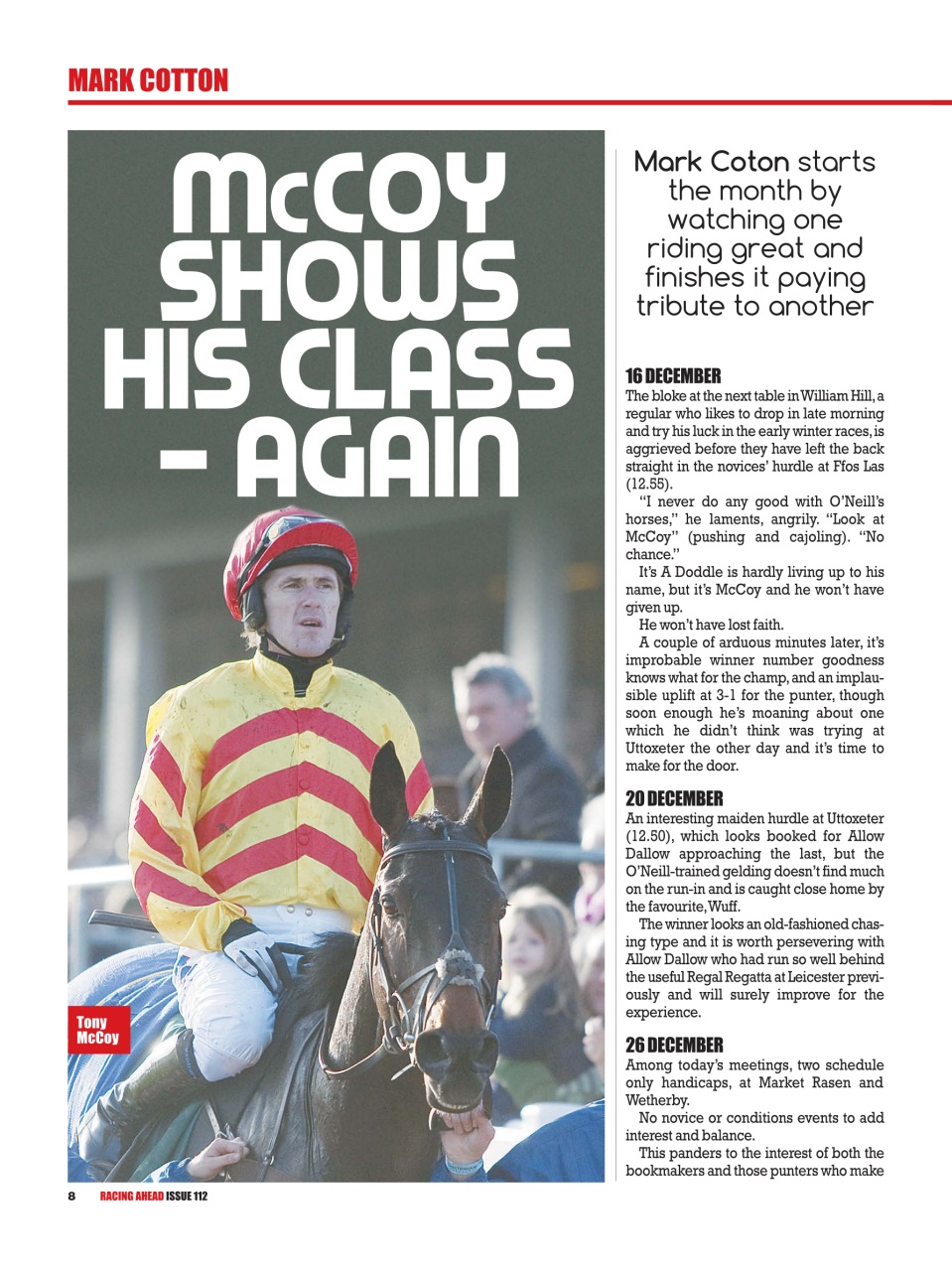 Racing Ahead Preview Pages