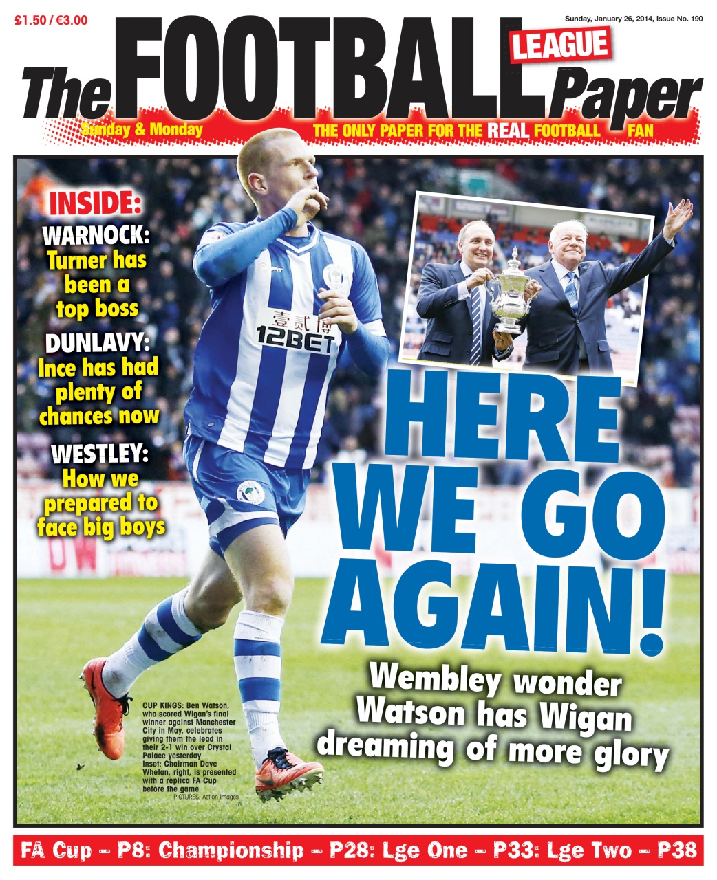 The Football League Paper Preview Pages
