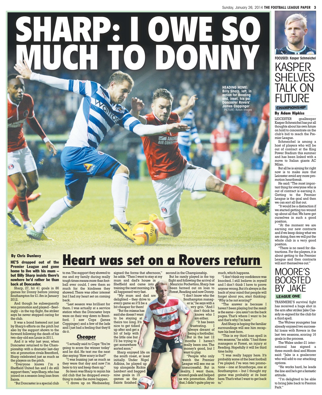 The Football League Paper Preview Pages