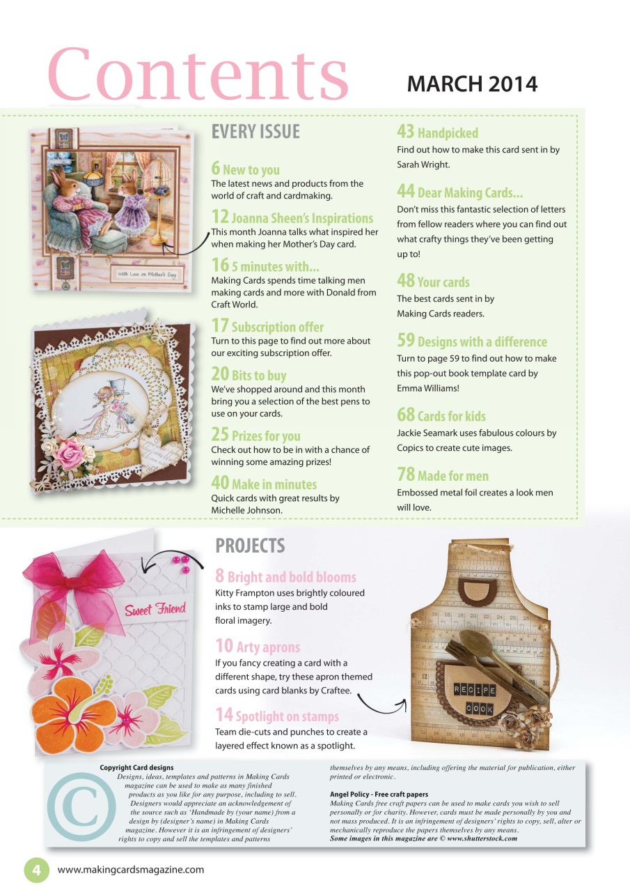 Making Cards & Papercraft Preview Pages