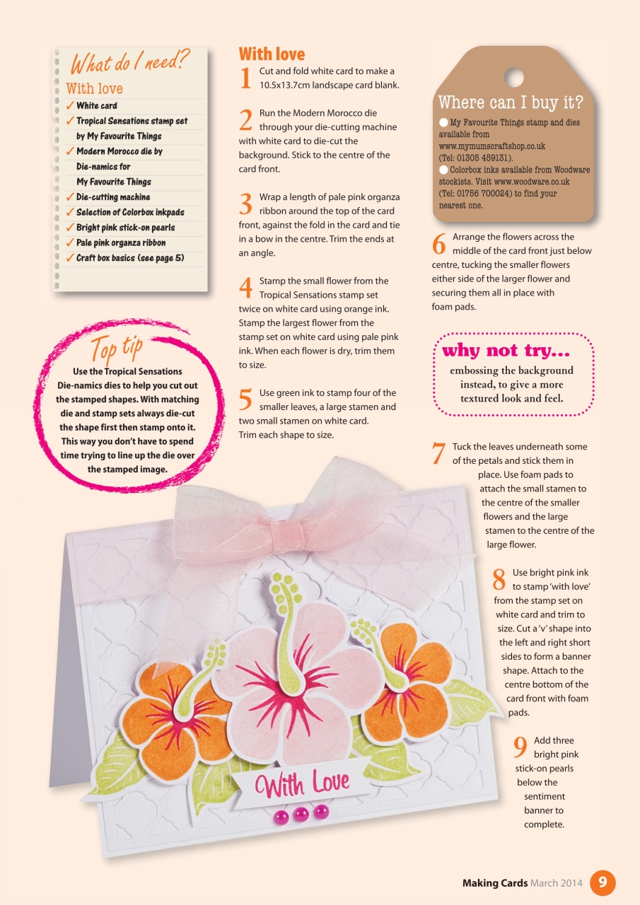 Making Cards & Papercraft Preview Pages