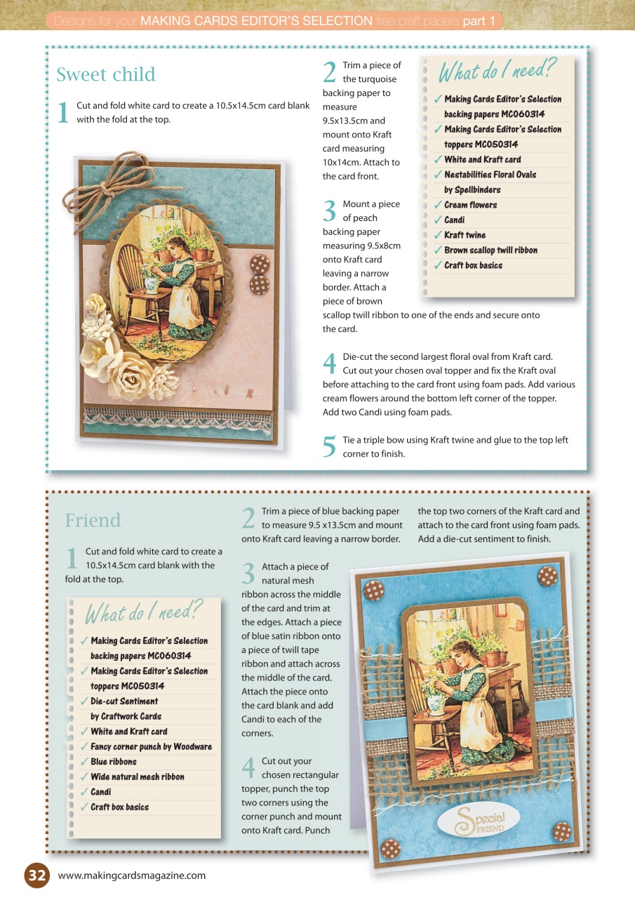 Making Cards & Papercraft Preview Pages