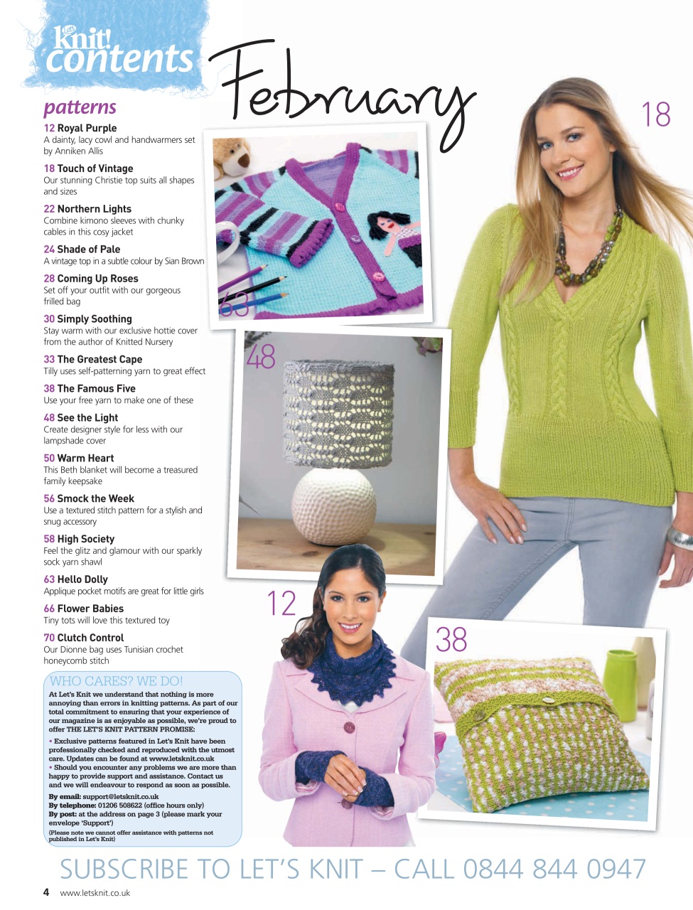 Let's Knit Preview Pages