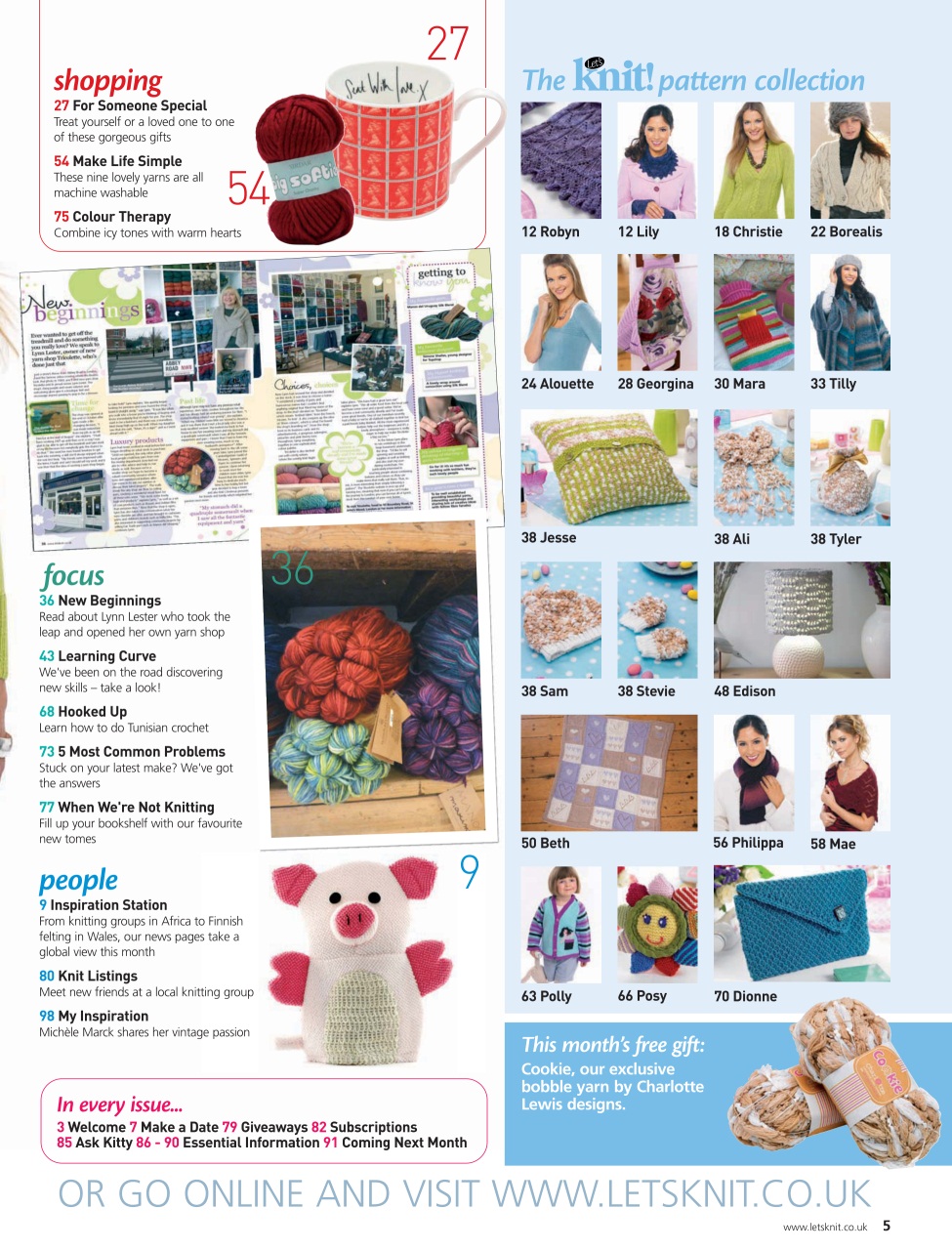 Let's Knit Preview Pages