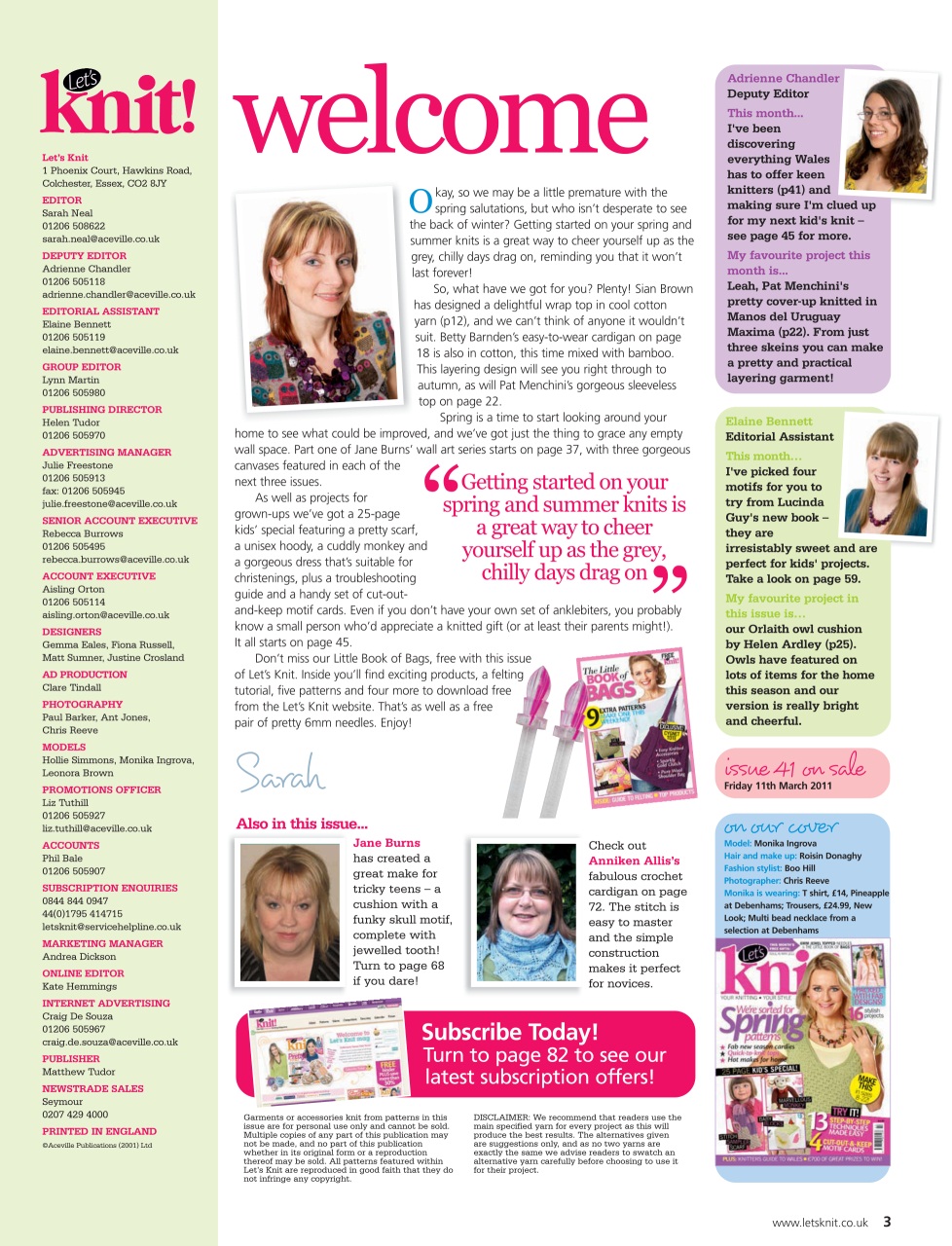 Let's Knit Preview Pages