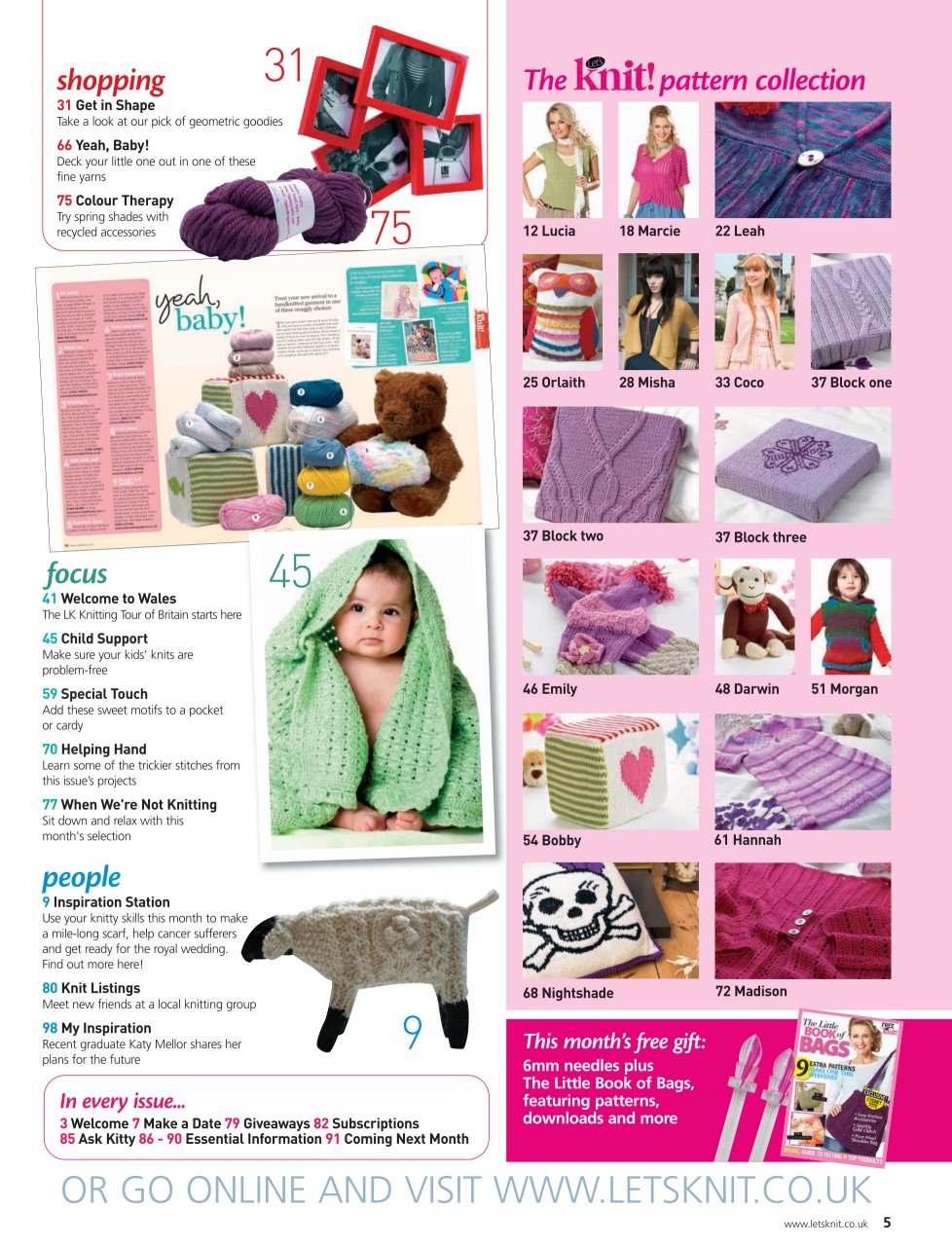 Let's Knit Preview Pages