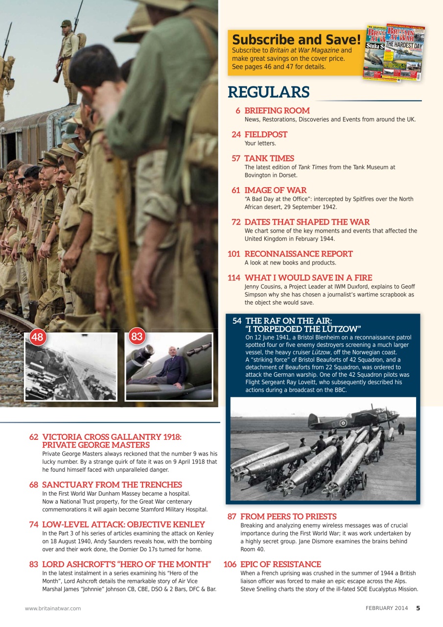 Britain at War Magazine Preview Pages