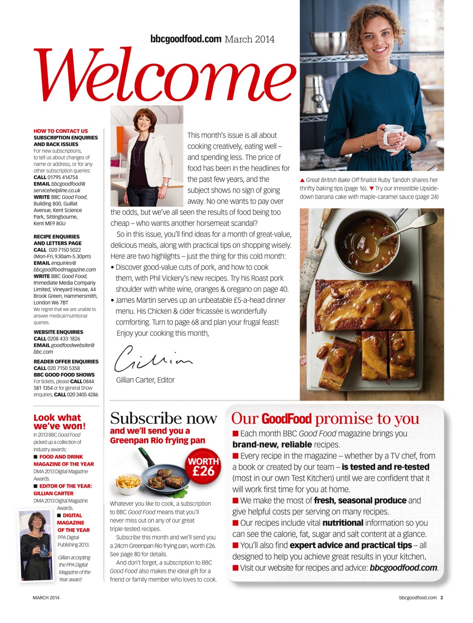 Good Food Magazine Preview Pages