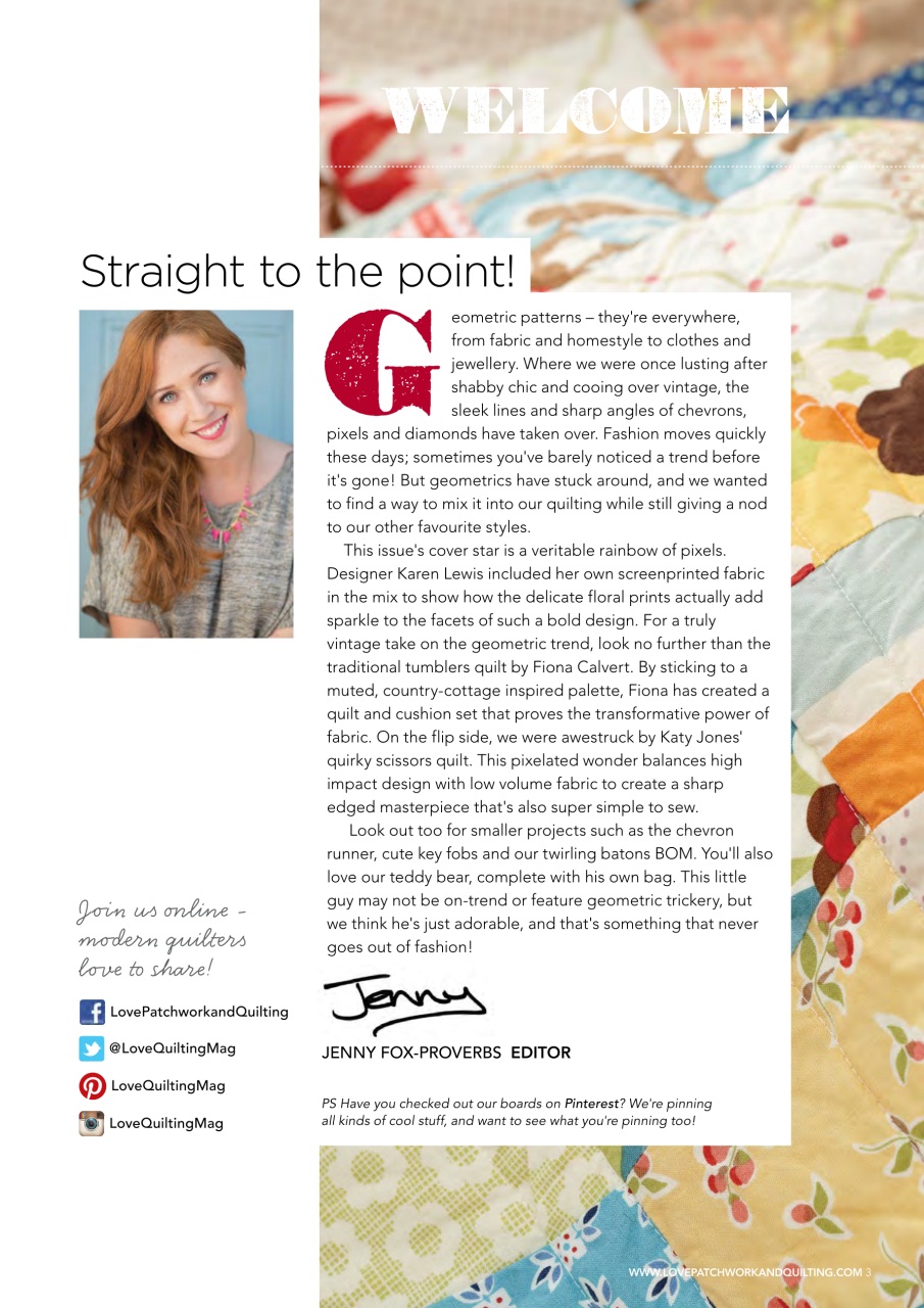 Love Patchwork & Quilting Preview Pages