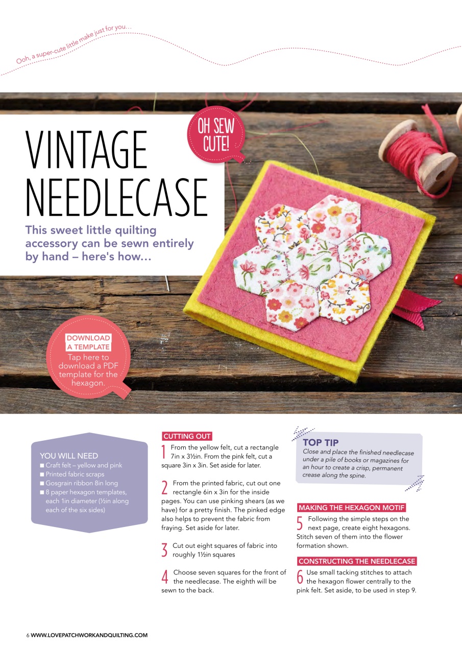 Love Patchwork & Quilting Preview Pages