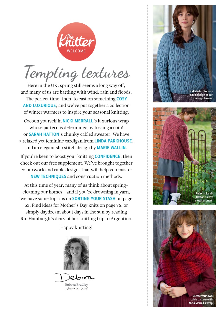 The Knitter Preview Pages