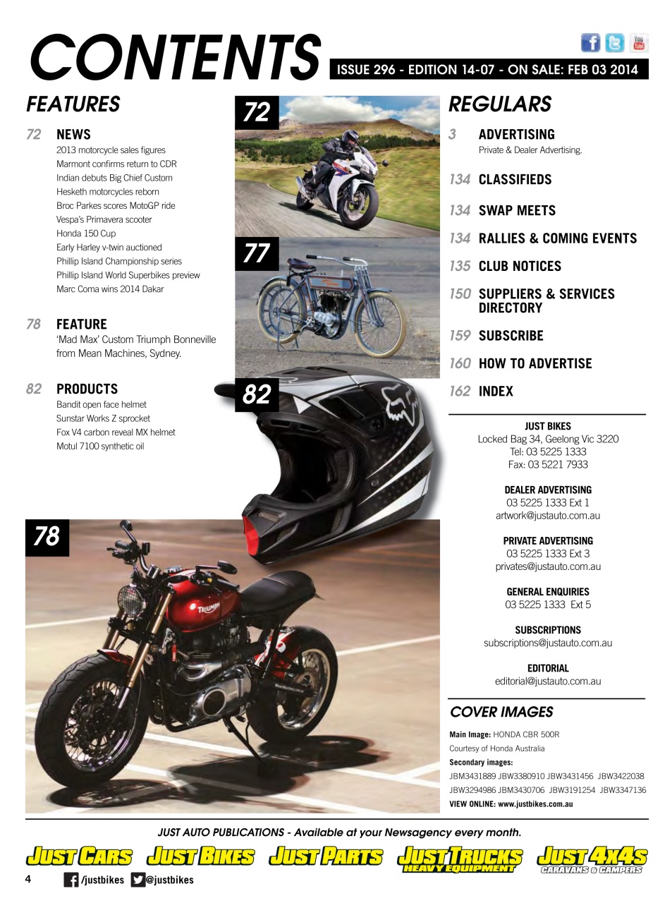 JUST BIKES Preview Pages