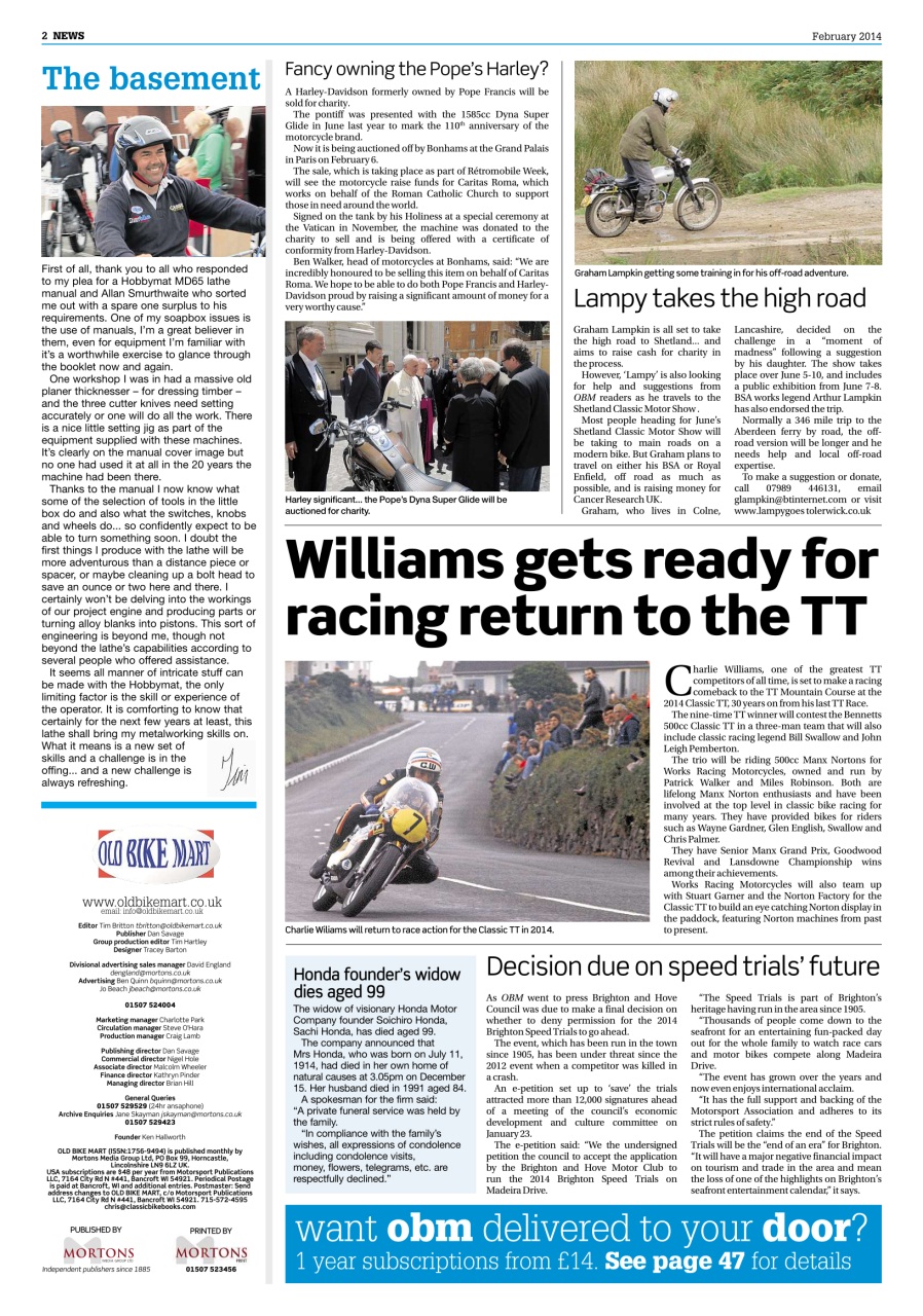 Old Bike Mart Preview Pages