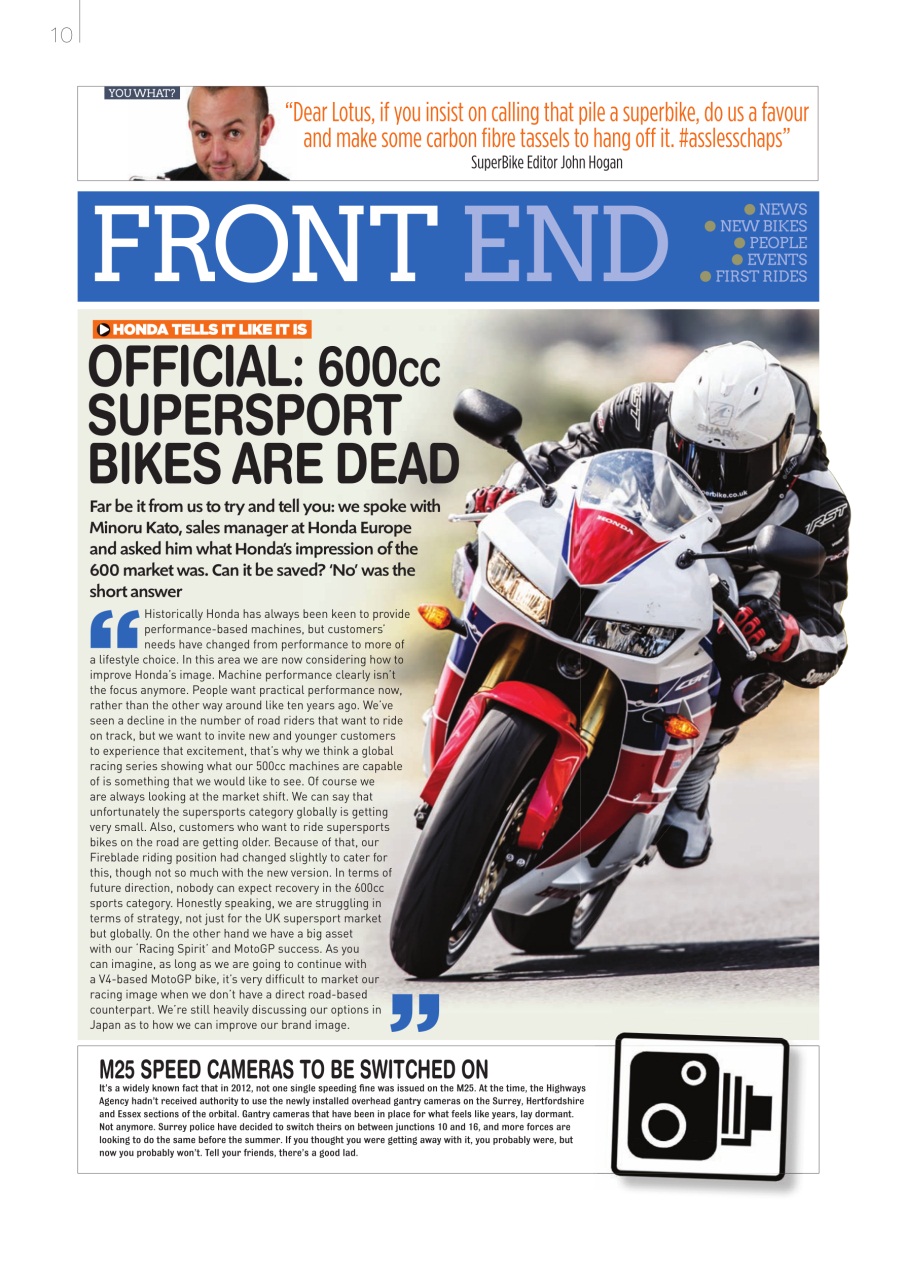 Superbike Magazine Preview Pages