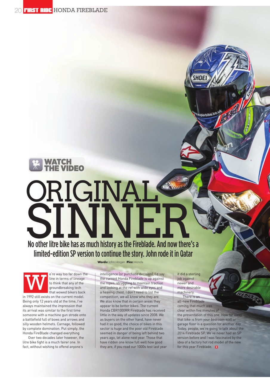 Superbike Magazine Preview Pages