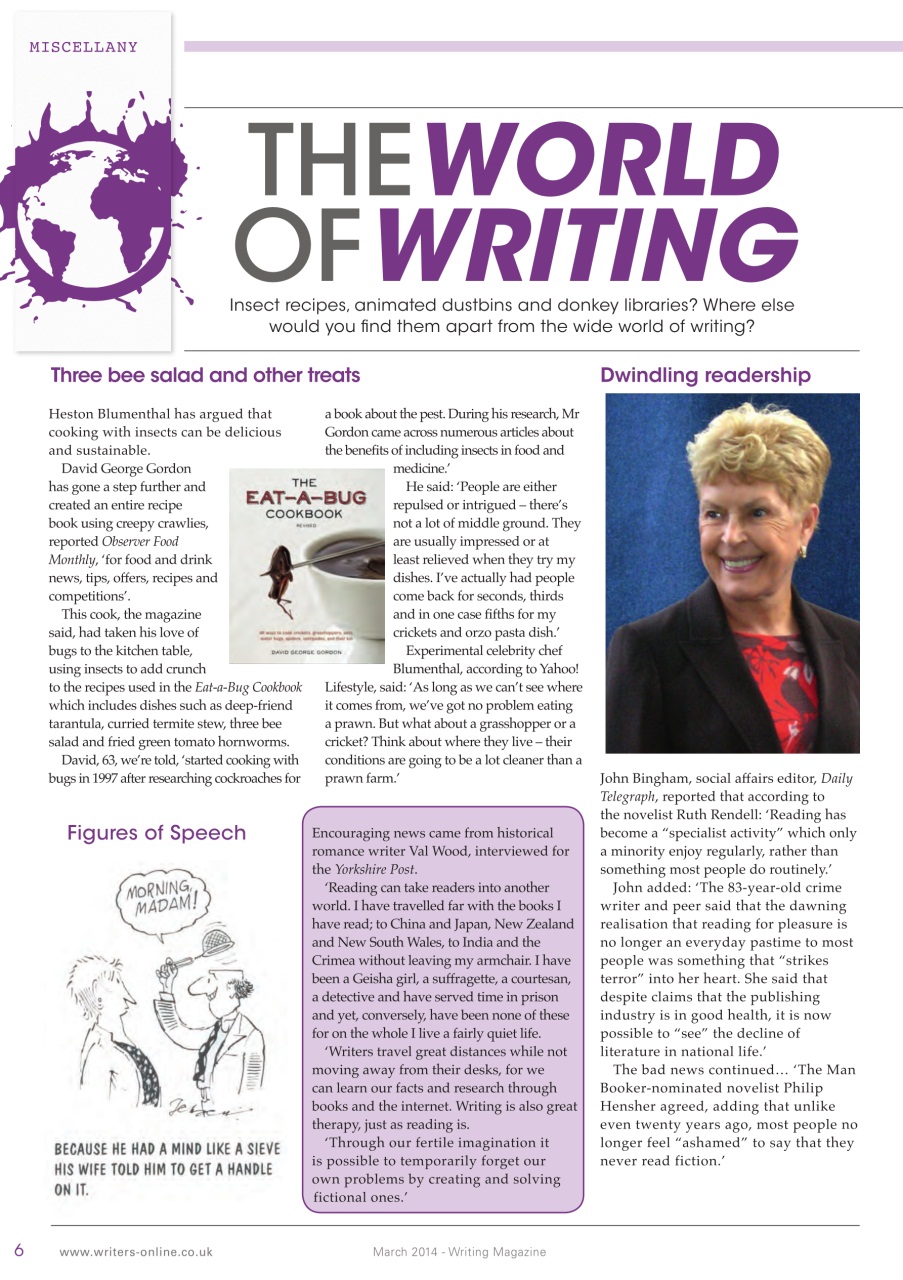 Writing Magazine Preview Pages