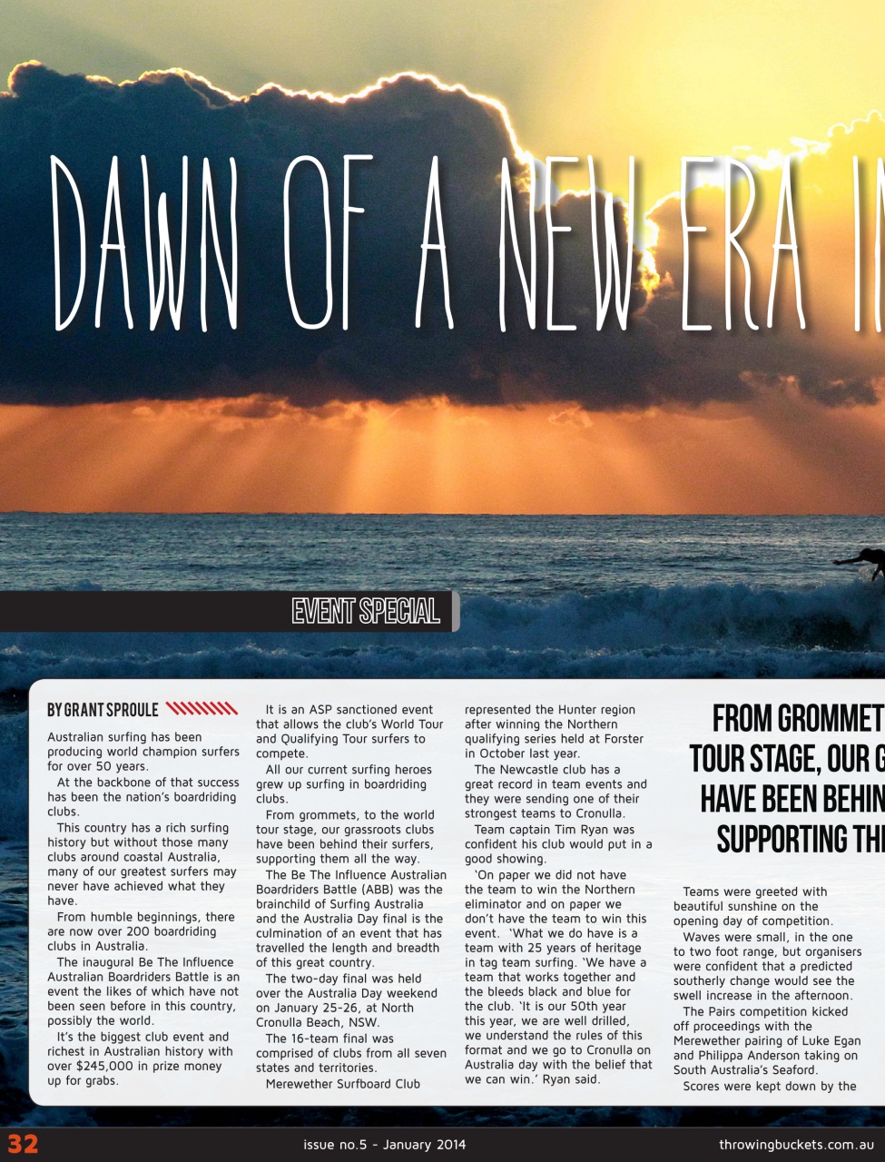 Throwing Buckets Preview Pages