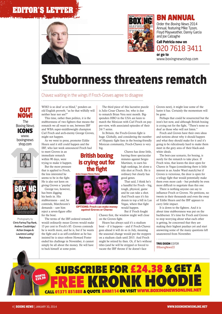 Boxing News Preview Pages