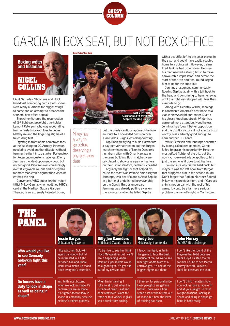 Boxing News Preview Pages
