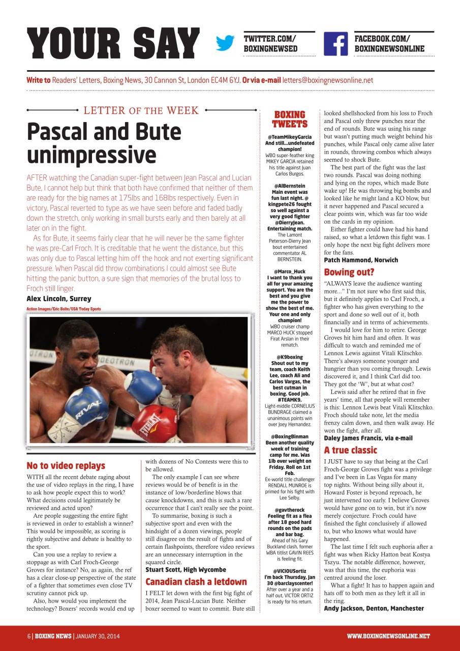 Boxing News Preview Pages