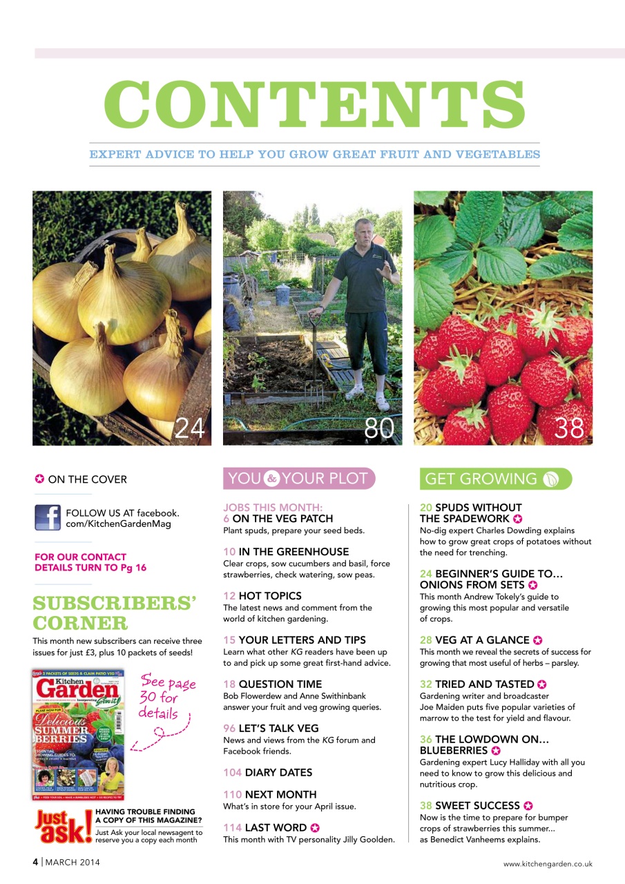 Kitchen Garden Magazine Preview Pages