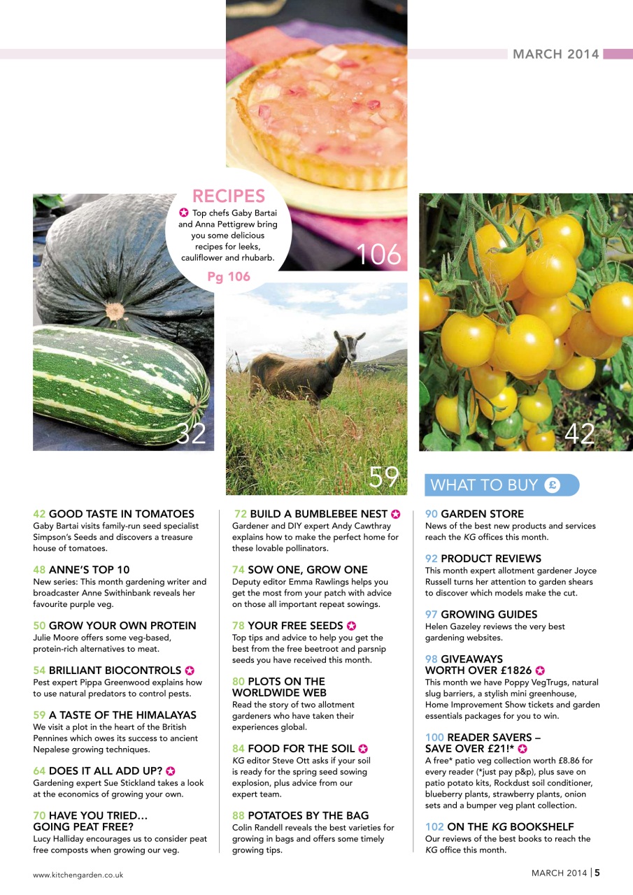 Kitchen Garden Magazine Preview Pages