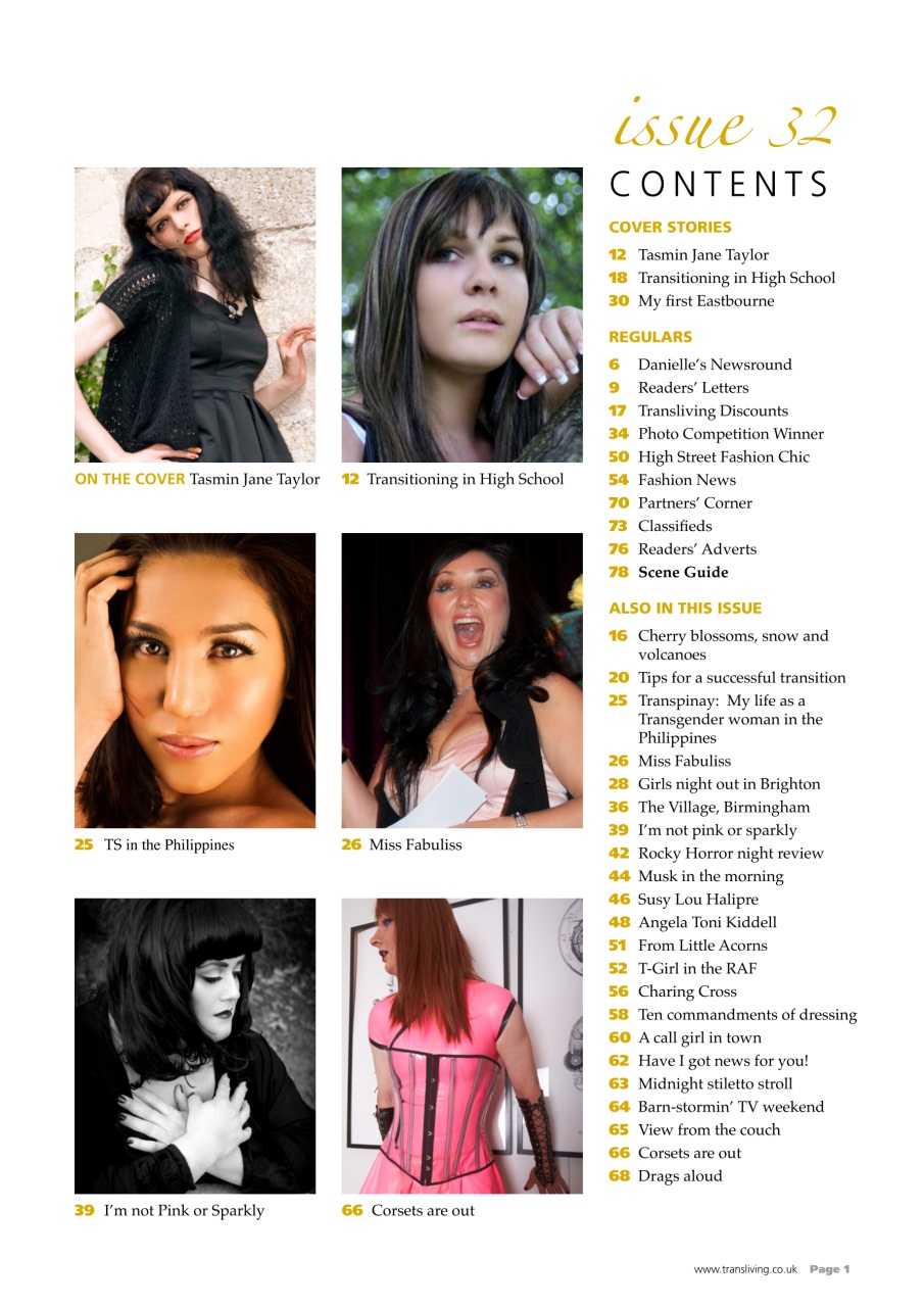 Transliving Magazine Preview Pages