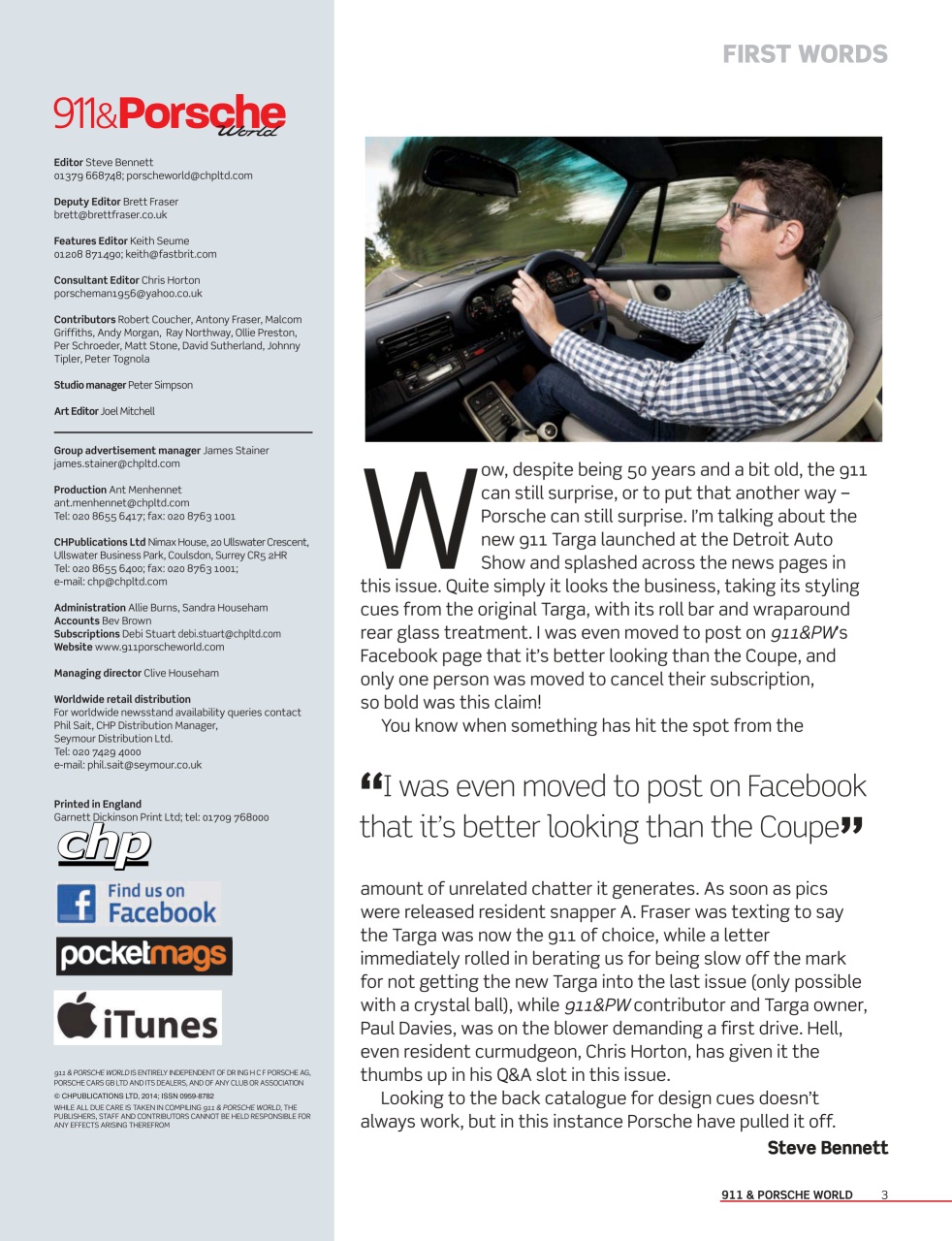 911 & Porsche World Preview Pages