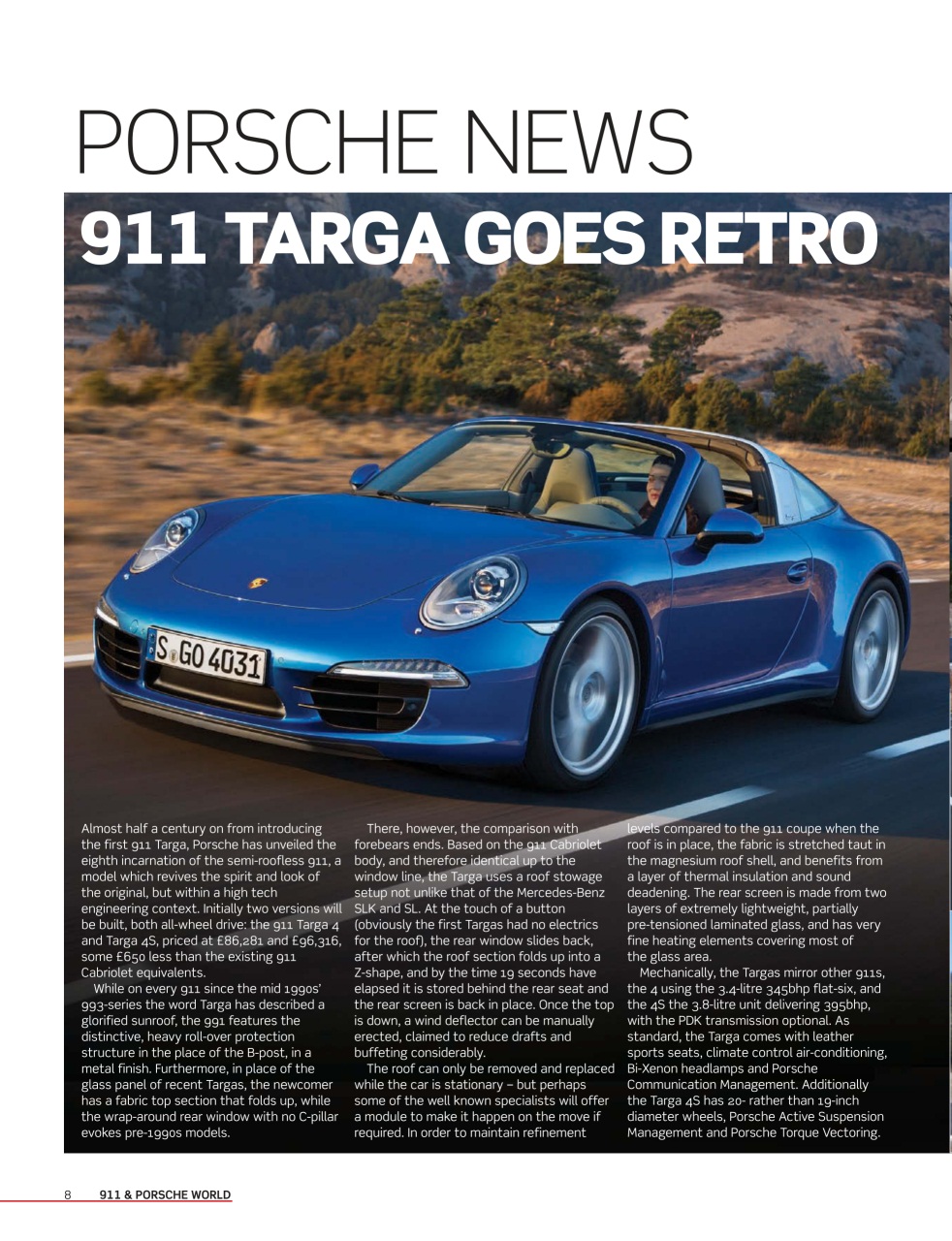 911 & Porsche World Preview Pages