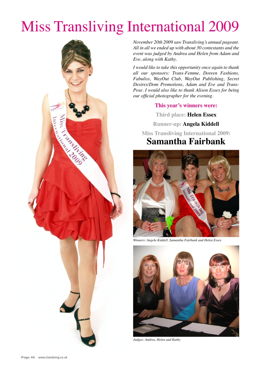 Transliving Magazine Preview Pages