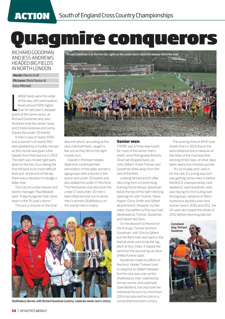 AW – Athletics Weekly Magazine Preview Pages