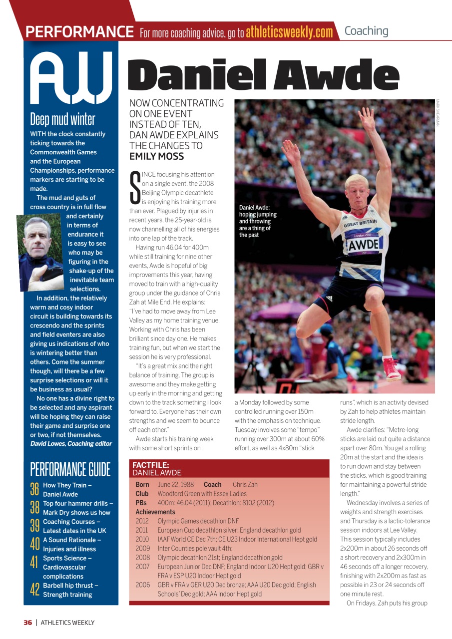 AW – Athletics Weekly Magazine Preview Pages