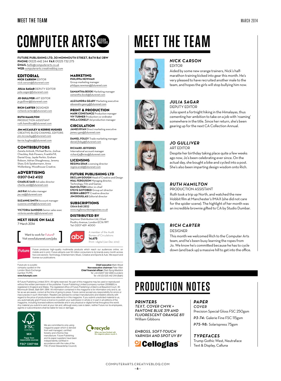 Computer Arts Preview Pages