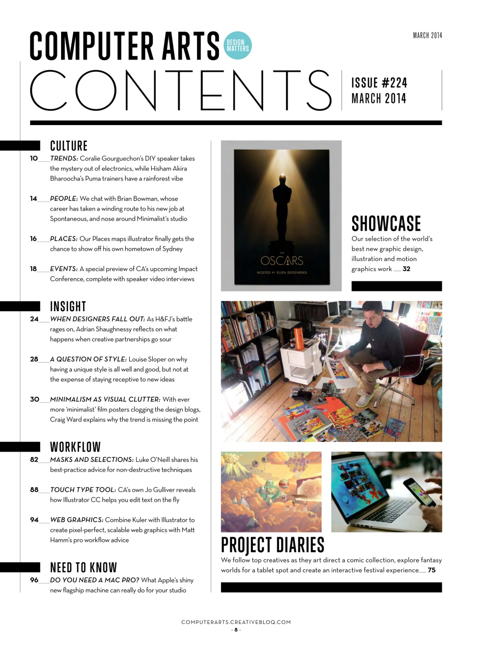 Computer Arts Preview Pages