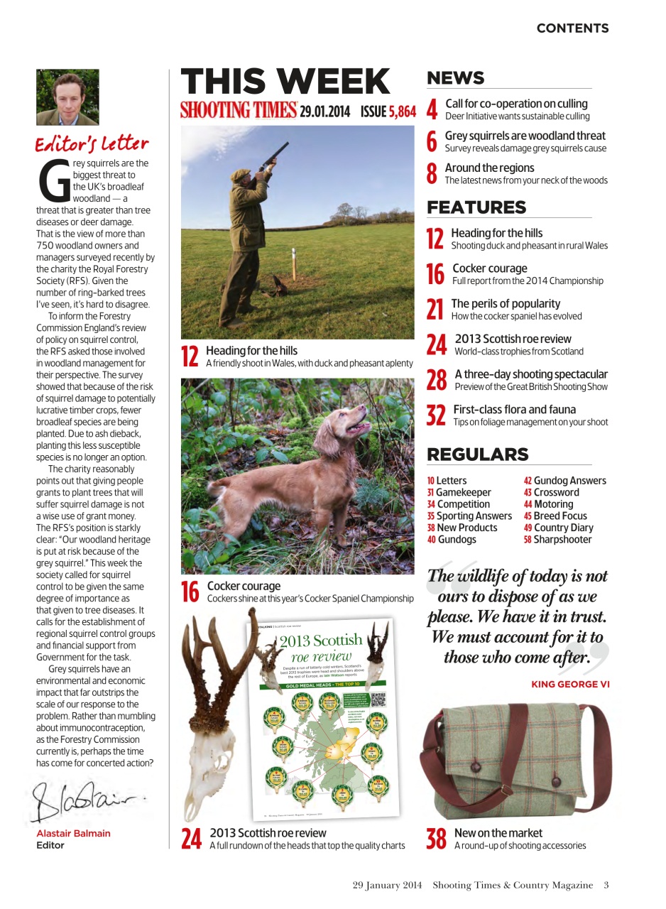 Shooting Times & Country Preview Pages