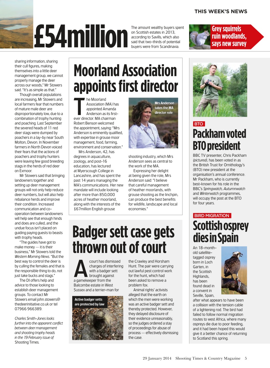 Shooting Times & Country Preview Pages