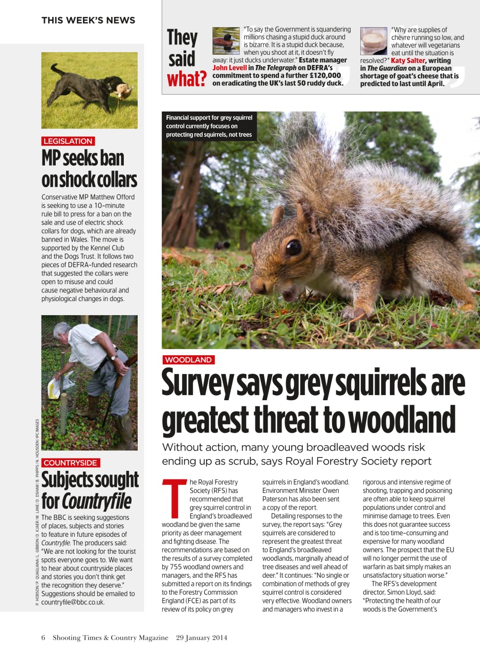 Shooting Times & Country Preview Pages