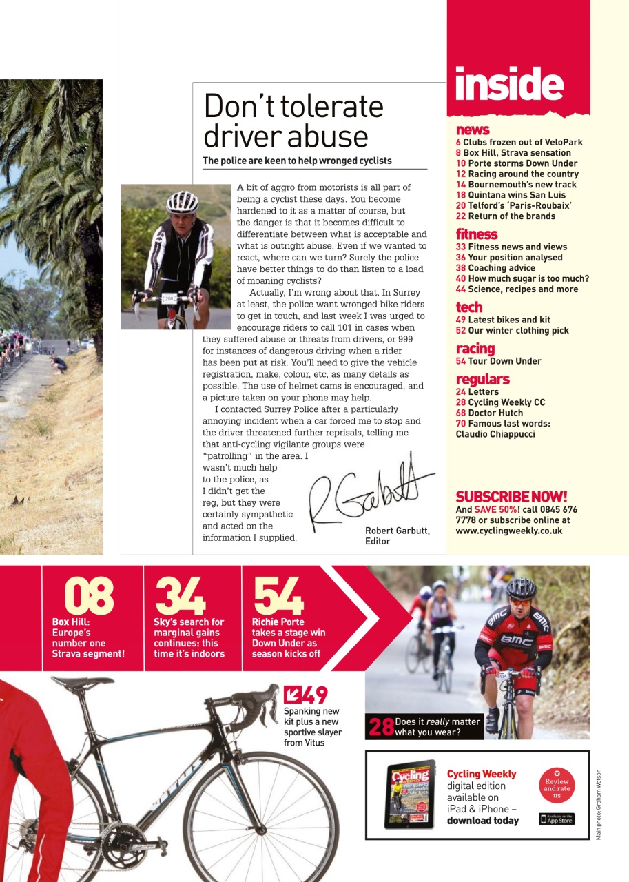 Cycling Weekly Preview Pages