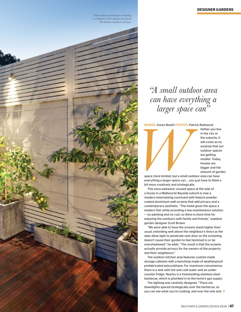 Backyard & Outdoor Living Preview Pages