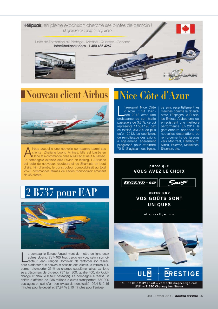 Aviation et Pilote Preview Pages