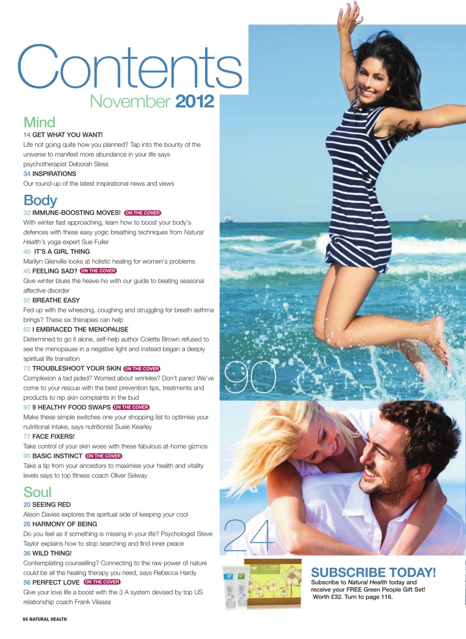 Natural Health Preview Pages