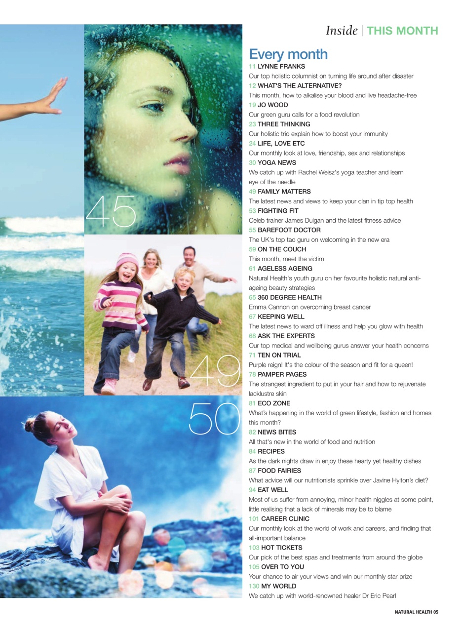 Natural Health Preview Pages