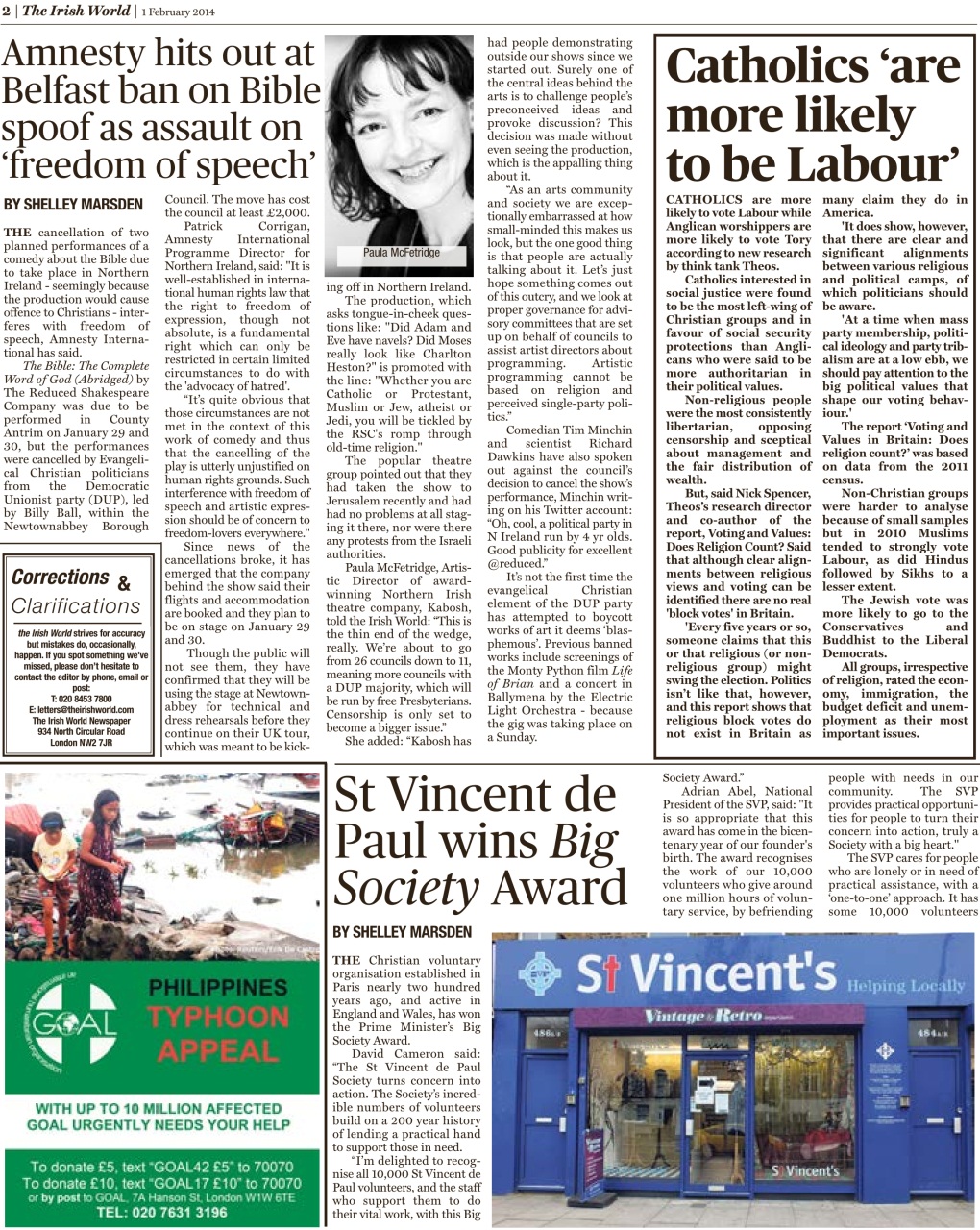 Irish World Preview Pages