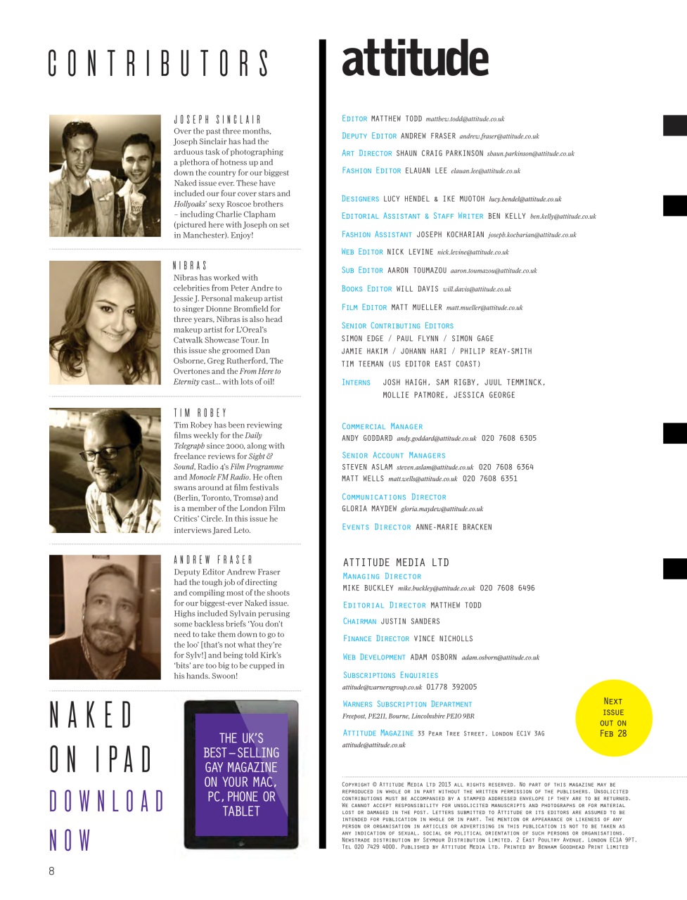 Attitude Preview Pages