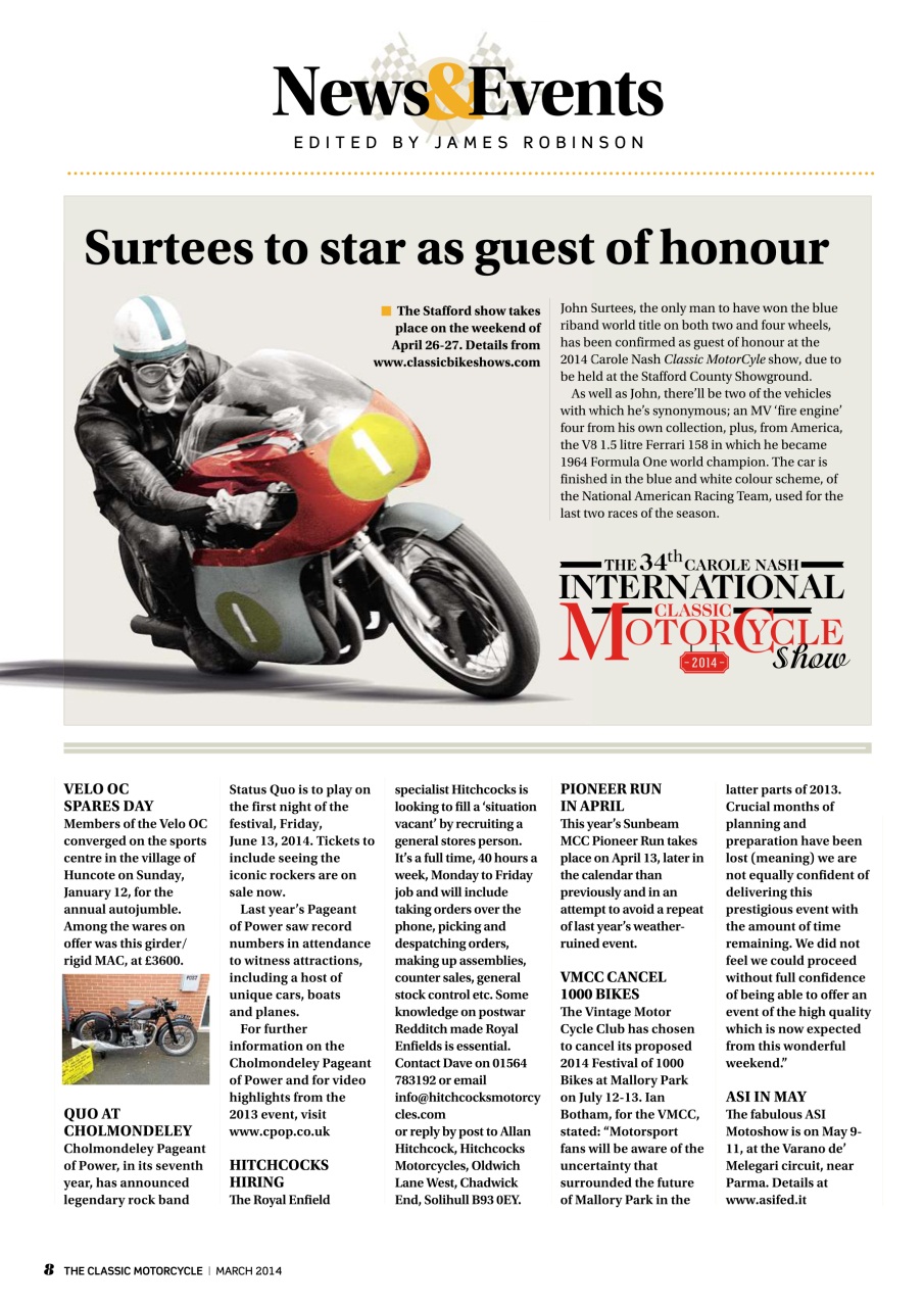 The Classic MotorCycle Preview Pages