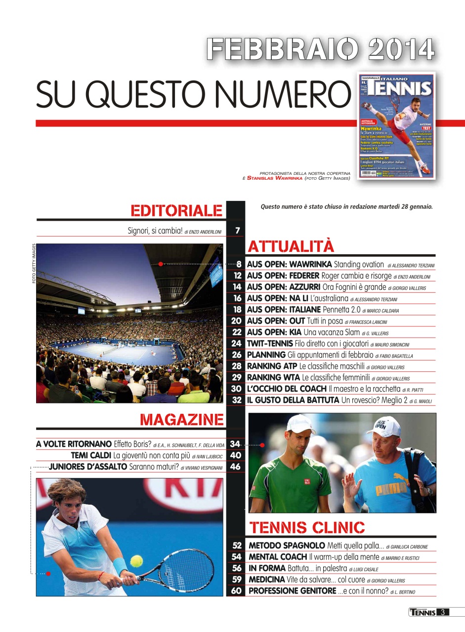 Il Tennis Italiano Preview Pages