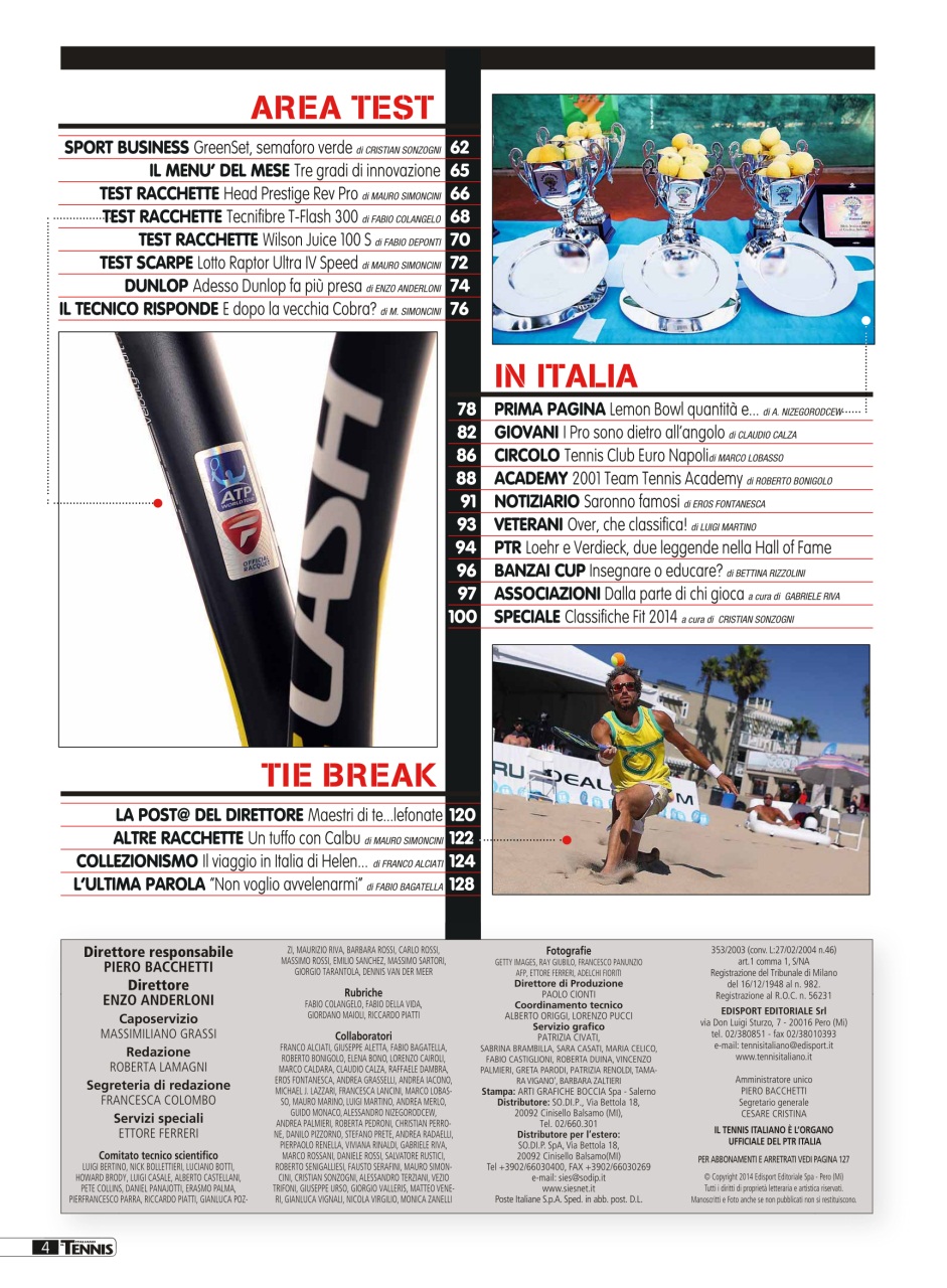 Il Tennis Italiano Preview Pages