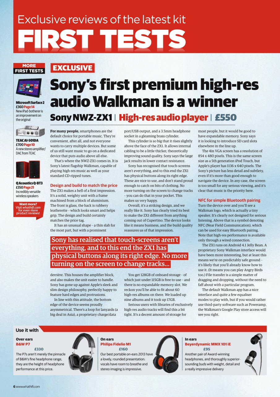What HiFi Preview Pages