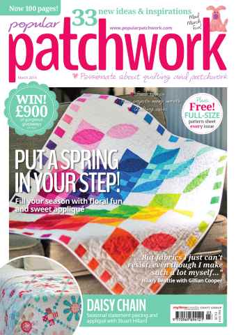 Popular Patchwork Magazine issue March 2014